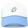 imageDALIX Embroidered Ghost Trucker Cap Hat Women MenLight Blue White