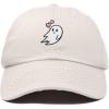 imageDALIX Embroidered Heartly Ghost Baseball Cotton Cap WomenBeige