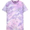 imageDALIX Ghost Embroidered Tie Dye Short Sleeve TShirtPurple