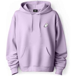 imageDALIX Embroidered Ghost Hoodie Soft Fleece Hood Sweatshirt MensOrchid