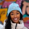 imageDALIX Ghost Embroidered Beanie Hat Knit Cap Cold Weather WomensBaby Blue