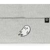 imageDALIX Ghost Embroidered Beanie Hat Knit Cap Cold Weather WomensLight Gray