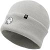 imageDALIX Ghost Embroidered Beanie Hat Knit Cap Cold Weather WomensLight Gray