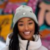 imageDALIX Ghost Embroidered Beanie Hat Knit Cap Cold Weather WomensLight Gray