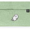 imageDALIX Ghost Embroidered Beanie Hat Knit Cap Cold Weather WomensLight Green