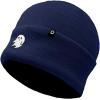 imageDALIX Ghost Embroidered Beanie Hat Knit Cap Cold Weather WomensNavy Blue
