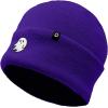 imageDALIX Ghost Embroidered Beanie Hat Knit Cap Cold Weather WomensPurple