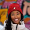 imageDALIX Ghost Embroidered Beanie Hat Knit Cap Cold Weather WomensRed