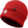 imageDALIX Ghost Embroidered Beanie Hat Knit Cap Cold Weather WomensRed