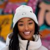 imageDALIX Ghost Embroidered Beanie Hat Knit Cap Cold Weather WomensWhite