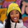 imageDALIX Ghost Embroidered Beanie Hat Knit Cap Cold Weather WomensYellow