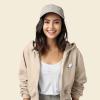imageDALIX Ghost Embroidered Fleece Zip Hoodie Cold Fall Winter WomenTan
