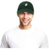 imageDALIX Ghost Life Embroidered Baseball Dad CapDark Green