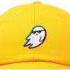 imageDALIX Ghost Life Embroidered Baseball Dad CapGold