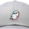 imageDALIX Ghost Life Embroidered Baseball Dad CapGray