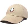 imageDALIX Ghost Life Embroidered Baseball Dad CapKhaki