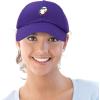 imageDALIX Ghost Life Embroidered Baseball Dad CapPurple