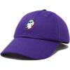 imageDALIX Ghost Life Embroidered Baseball Dad CapPurple