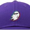 imageDALIX Ghost Life Embroidered Baseball Dad CapPurple
