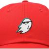 imageDALIX Ghost Life Embroidered Baseball Dad CapRed