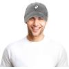 imageDALIX Ghost Life Embroidered Baseball Dad CapWashed Black