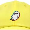 imageDALIX Ghost Life Embroidered Baseball Dad CapYellow
