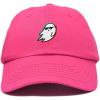imageDALIX Ghost Life Embroidered Baseball Dad CapHot Pink