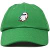 imageDALIX Ghost Life Embroidered Baseball Dad CapKelly Green