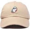 imageDALIX Ghost Life Embroidered Baseball Dad CapKhaki
