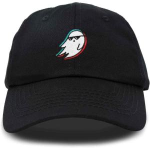 imageDALIX Ghost Life Embroidered Baseball Dad CapBlack