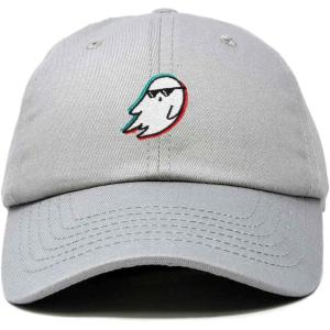 imageDALIX Ghost Life Embroidered Baseball Dad CapGray