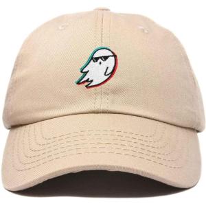 imageDALIX Ghost Life Embroidered Baseball Dad CapKhaki