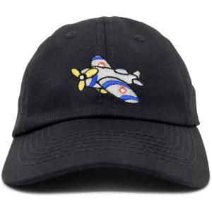 imageDALIX Airplane Hat Infant Baseball Cap Girls BoysBlack