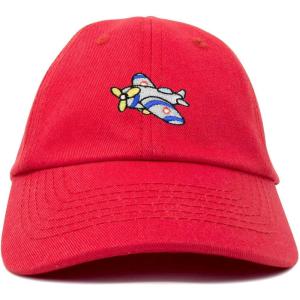 imageDALIX Airplane Hat Infant Baseball Cap Girls BoysRed