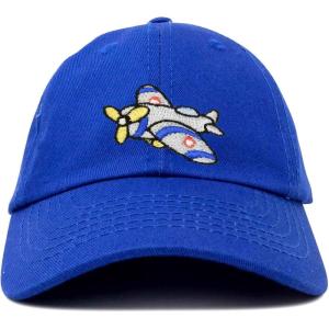 imageDALIX Airplane Hat Infant Baseball Cap Girls BoysRoyal Blue