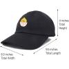 imageDALIX Cute Easter Chick Hat Infants Embroidered Baby Baseball CapBlack
