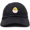 imageDALIX Cute Easter Chick Hat Infants Embroidered Baby Baseball CapBlack