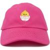 imageDALIX Cute Easter Chick Hat Infants Embroidered Baby Baseball CapHot Pink