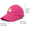 imageDALIX Cute Easter Chick Hat Infants Embroidered Baby Baseball CapHot Pink