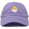 imageDALIX Cute Easter Chick Hat Infants Embroidered Baby Baseball CapLavender