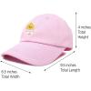 imageDALIX Cute Easter Chick Hat Infants Embroidered Baby Baseball CapLight Pink