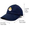 imageDALIX Cute Easter Chick Hat Infants Embroidered Baby Baseball CapNavy Blue