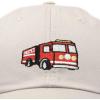 imageDALIX Firetruck Hat Kids Boys Girls Fire Truck Baseball CapBeige