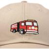 imageDALIX Firetruck Hat Kids Boys Girls Fire Truck Baseball CapKhaki