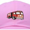 imageDALIX Firetruck Hat Kids Boys Girls Fire Truck Baseball CapLight Pink