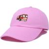 imageDALIX Firetruck Hat Kids Boys Girls Fire Truck Baseball CapLight Pink