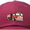 imageDALIX Firetruck Hat Kids Boys Girls Fire Truck Baseball CapMaroon