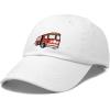 imageDALIX Firetruck Hat Kids Boys Girls Fire Truck Baseball CapWhite