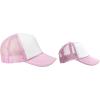 imageDALIX Mommy and Me Trucker Hats Mom and Daughter Father and Son Caps Baby CapsLightpinkwhite