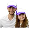 imageDALIX Mommy and Me Trucker Hats Mom and Daughter Father and Son Caps Baby CapsPurplewhite